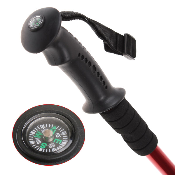 Retractable 3 Section Walking Stick w/ Compass & BuiltIn AntiShock Spring SHIPS FREE! 13 Deals