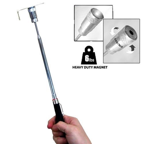 Telescoping Magnetic Pick-Up Tool w/ LED - One for $5 or Three for $10! Lift Up To 8lbs! - SHIPS FREE! Telescoping Magnetic Pick-Up Tool w/ LED - One for $5 or Three for $10! Lift Up To 8lbs! - SHIPS FREE!