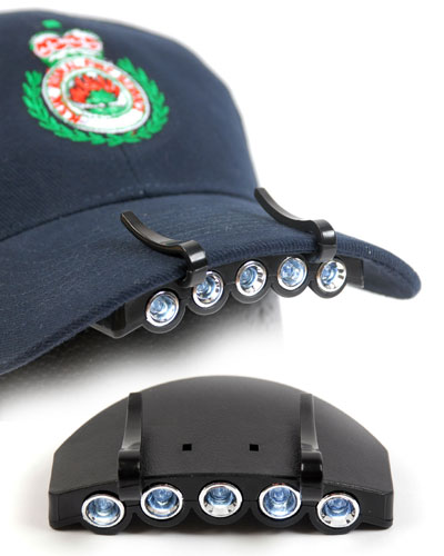 5 LED Cap Light - 2 Pack - SHIPS FREE!