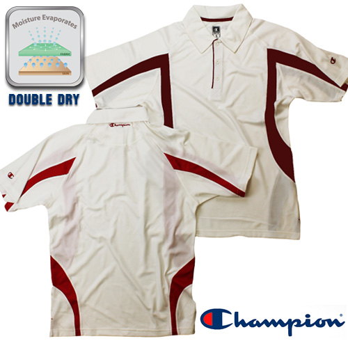 Champion Men's Double Dry Polo - Stay Dry When You're Active! - SHIPS FREE!