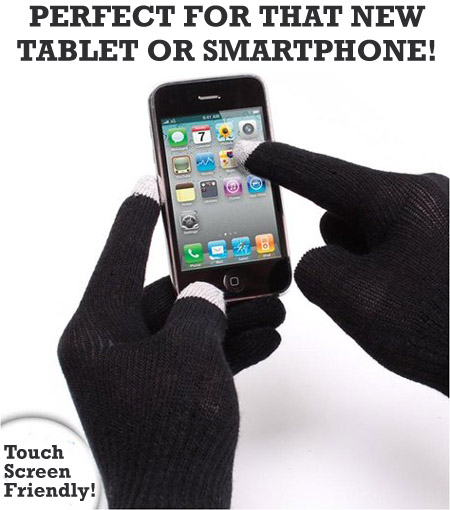 Touch Screen Compatible Texting Gloves