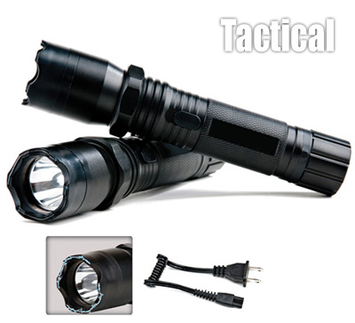 Tactical Aluminium Rechargeable Stun Gun / Flashlight Tactical Aluminium Rechargeable Stun Gun / Flashlight