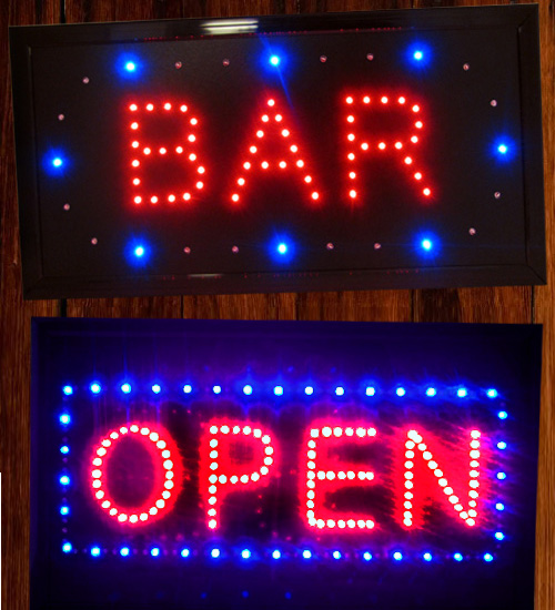 Animated LED Open Sign / Bar Sign