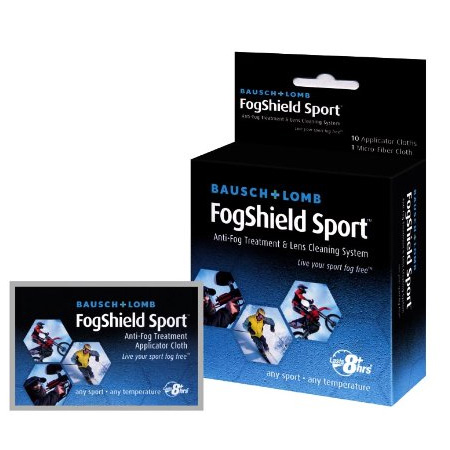 Bausch & Lomb Fogshield Sport Anti-fog Treatment and Lens Cleaning System - 10-Count