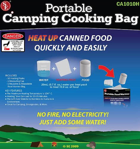 The Amazing Portable / Reuseable Camping Cooking Bag- No Fire, No Electricity! Just Add Water! - SHIPS FREE!