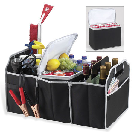 Collapsible Trunk Organizer With Removable Cooler 