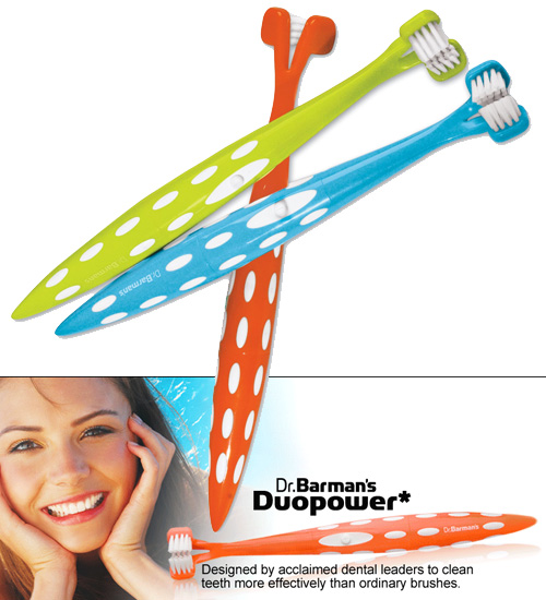 Dr. Barman's Duopower Sonic Toothbrush - DuoPower To The People! - SHIPS FREE!