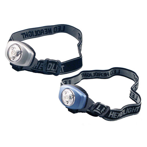 LED Headlamp 2 Pack - Adjustable Headband - Batteries Included