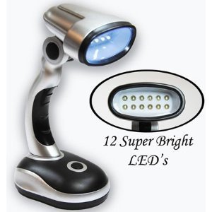 12 LED Table Lamp - Perfect for any desk or nightstand