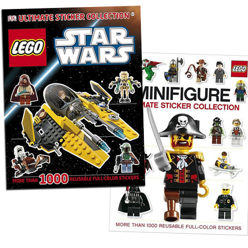 Lego Ultimate Sticker Collection Books - Star Wars or Mini Figure - SHIPS FREE!