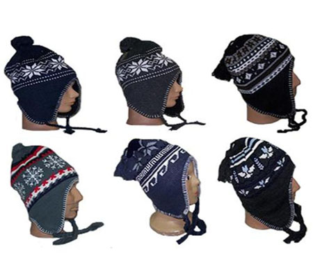 2 Pack - Knit Earflap Winter Hats + $5 Gift Card for Free