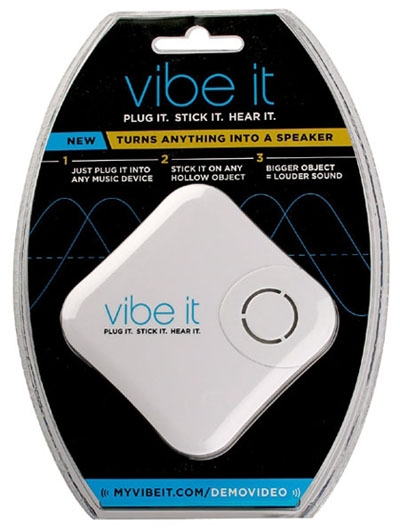 Vibe It - Turns Anything into a Speaker! See the video!