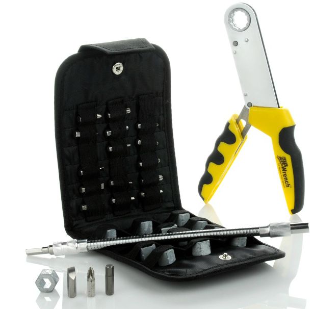 Zip Wrench 32 Piece Ratcheting Tool Set with Flex Extension - The Ultimate Ratchet Set