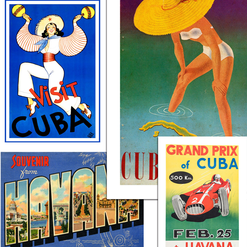 Vintage Cuba Travel Posters - $9.99 SHIPS FREE
