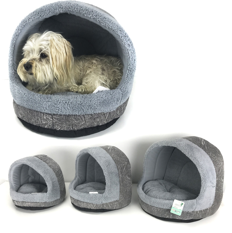 plush dog igloo