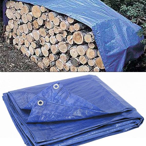 5 Pack of All Purpose Woven Poly Tarps With Metal Grommets - STARTING AT $9.99 FS