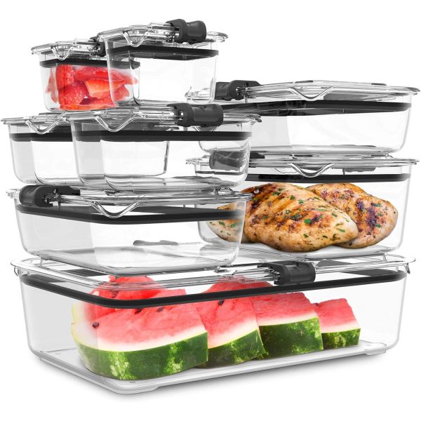 Futura 37 oz Silver Plastic Take Out Container - with Clear Lid,  Microwavable, Inserts Available - 6 3/4 x 4 1/2 x 2 3/4 - 100 count box