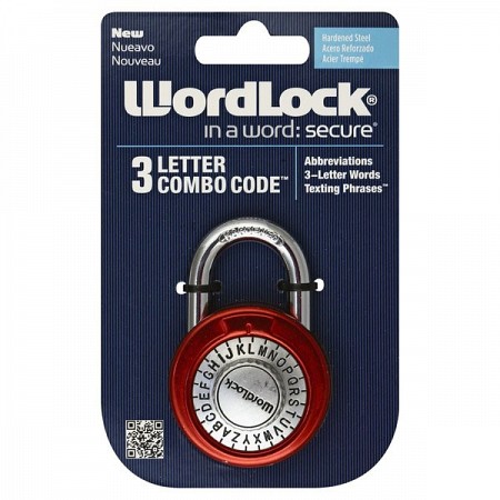 WordLock Combination Padlock - Remembering a word is easy! - SHIPS FREE! - 13 Deals